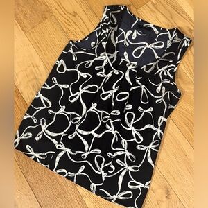 Banana Republic ribbon blouse